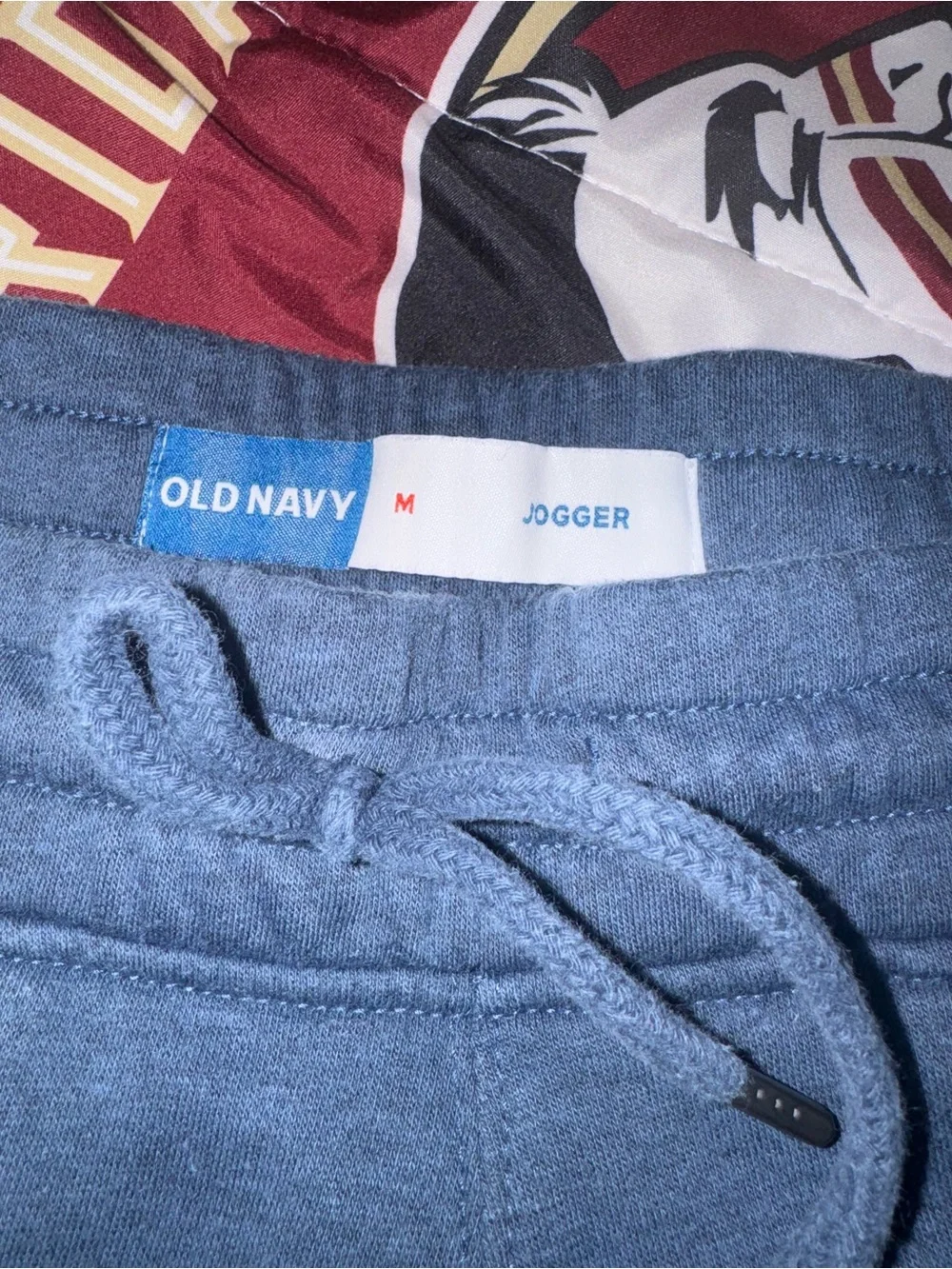 Old Navy Heathered Navy Blue Men Jogger Sweatpants